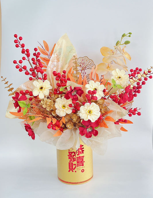 2024 CNY Gift - Fortune Chinese New Year Flower Box | LnL Florist