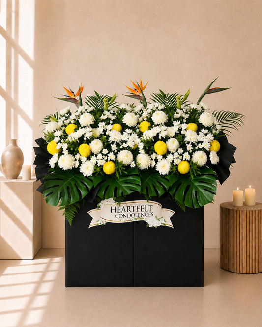 In Reverence Condolences Flower Stand