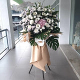 Modern Condolences Flower Stand