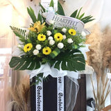 In Loving Honor Condolences Flower Stand