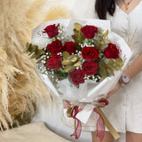 Christopher Fresh Rose Bouquet