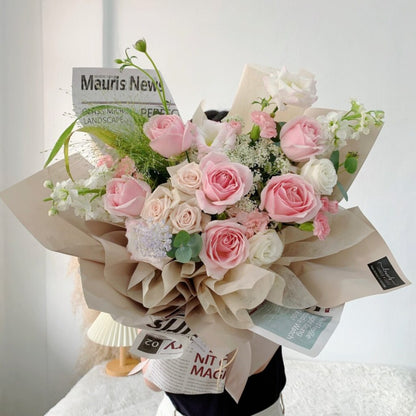 New Chapter Mix Flower Bouquet | Laurels & Leafz