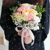Falling in Love Bridal Bouquet - Romance grace wedding day, premium fresh flowers beautiful arrangement, bride gift KL Johor