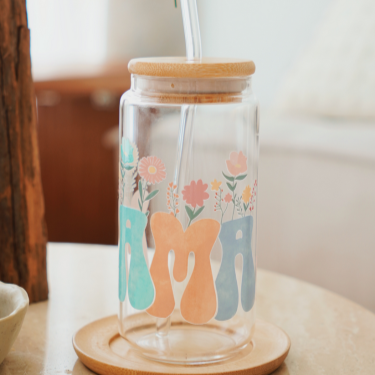 Mama Glass Cup | Laurels & Leafz