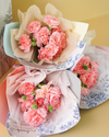Pink Carnation Spray Mini Bouquet Bundle (3 pcs)