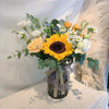 Sunrise Sunflower Vase Collection - Radiant warmth joy new beginnings, premium golden sunflowers fresh arrangement KL Johor