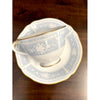 Noritake Lacewood Gold Fine Porcelain Cup & Saucer (Made in Japan) | Laurels & Leafz