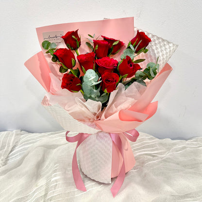 Ainsley Red Rose Bouquet