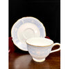 Noritake Lacewood Gold Fine Porcelain Cup & Saucer (Made in Japan) | Laurels & Leafz