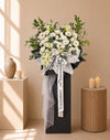 Sorrowful Condolences Flower Stand
