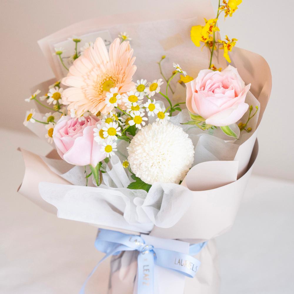 Graceful Elegance Flower Bouquet Laurels & Leafz