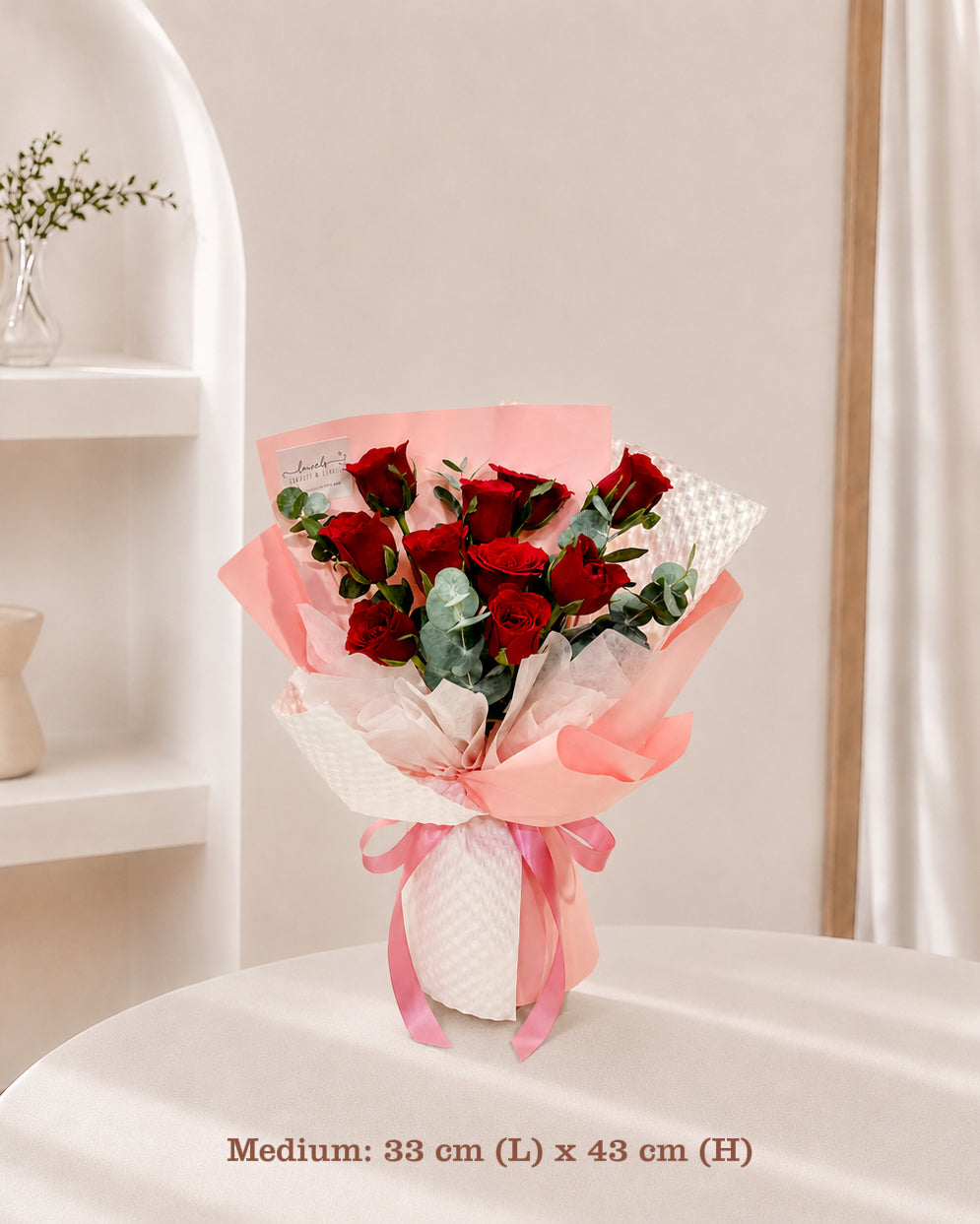 Ainsley Red Rose Bouquet
