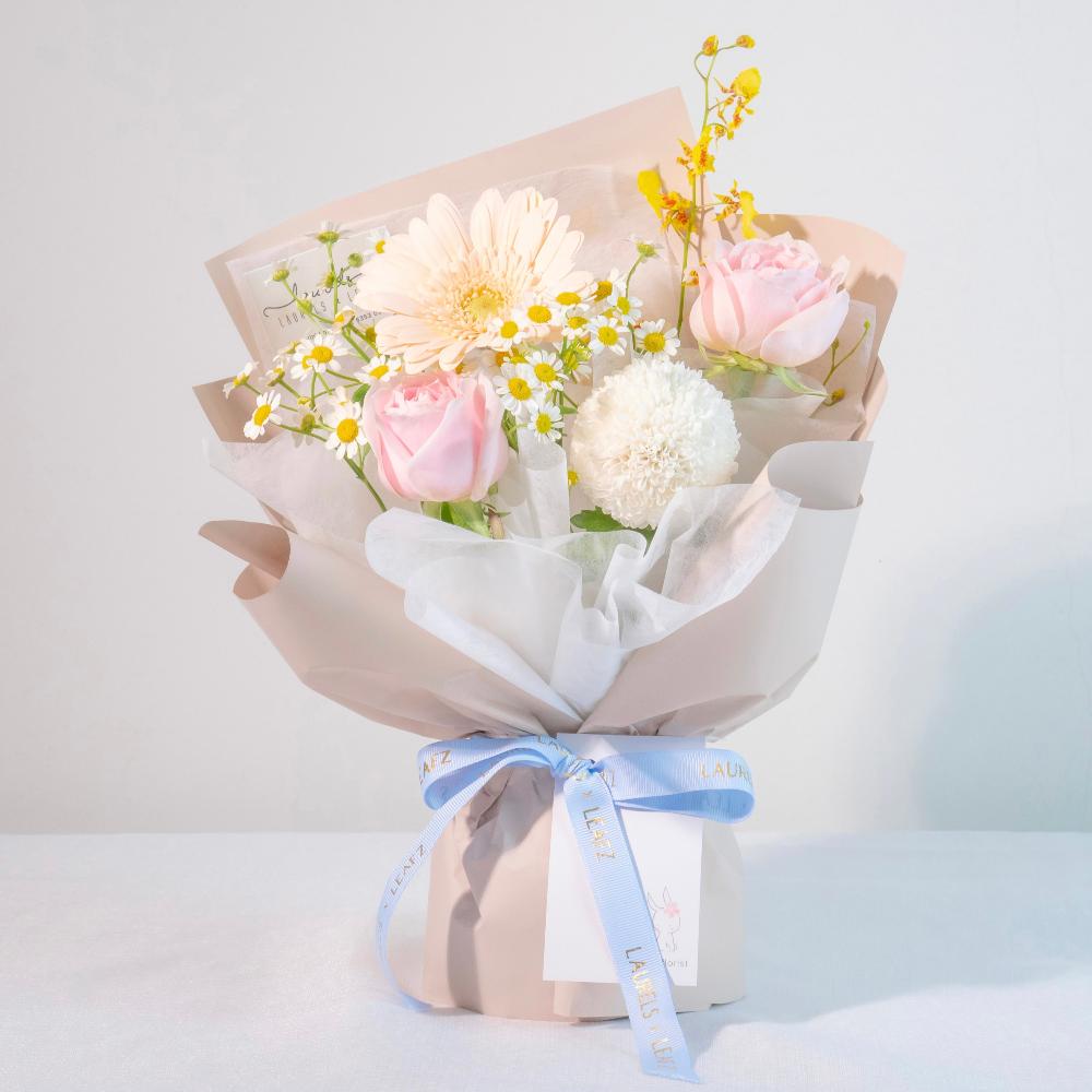 Graceful Elegance Flower Bouquet Laurels & Leafz