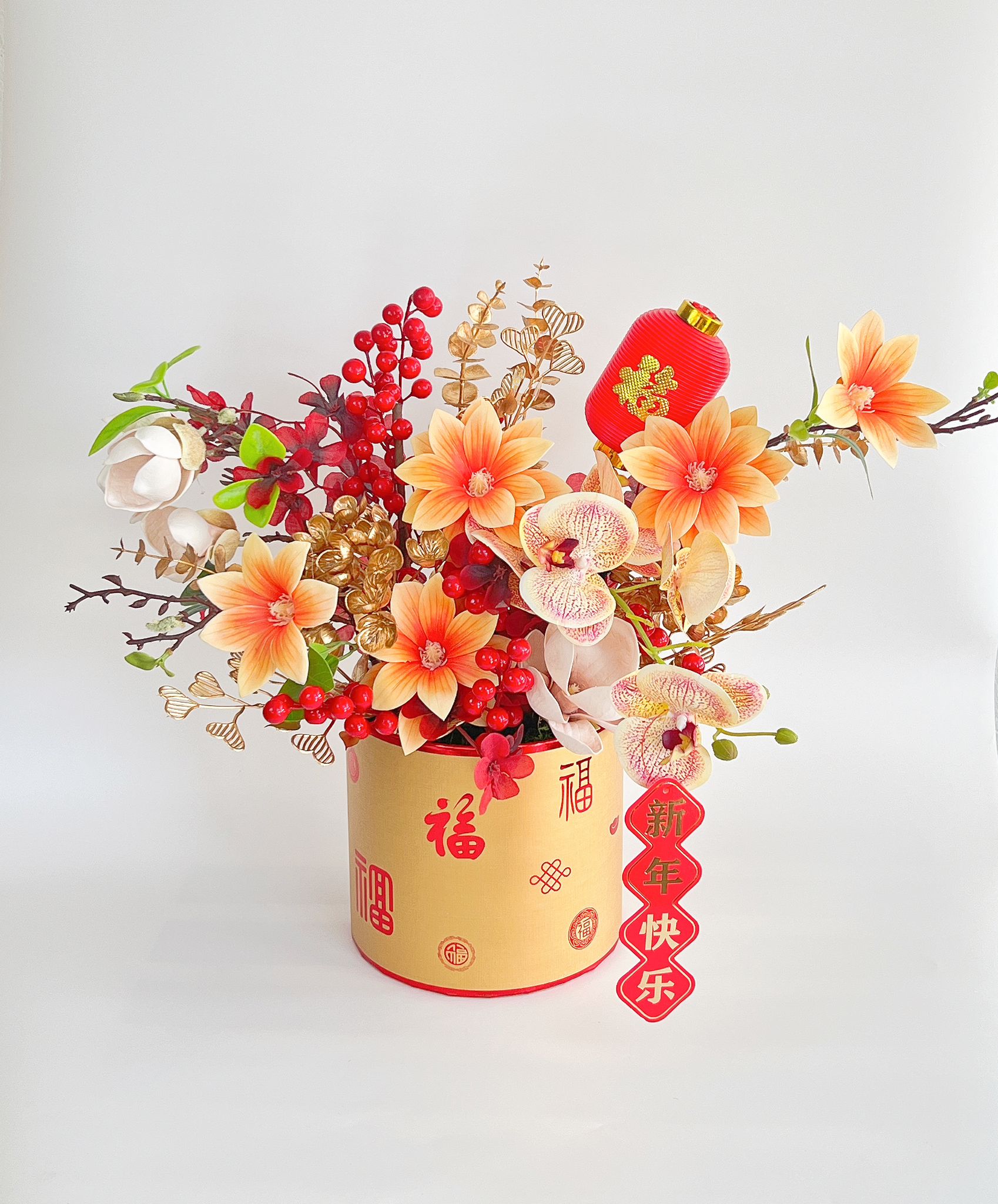 2024 CNY Flowers & Gifts - Blessing Chinese New Year Flower Box | LnL Florist