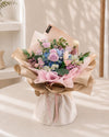 Bubble Hydrangea Ocean Song Rose Bouquet