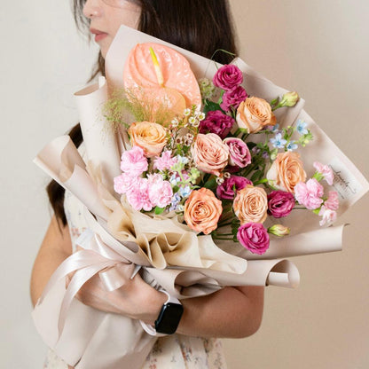 Jisoo Flower Bouquet Laurels & Leafz