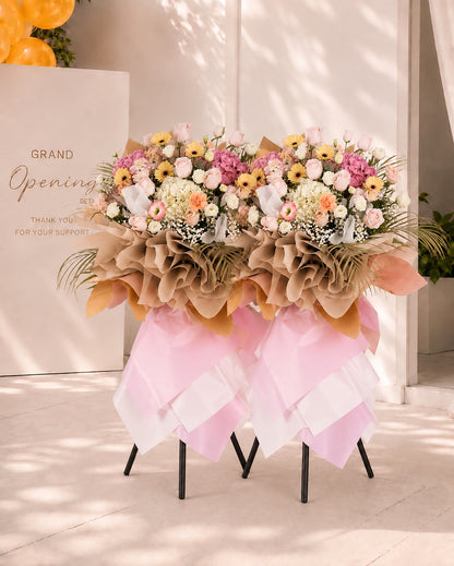 Clara Opening Flower Stand-Hydrangea