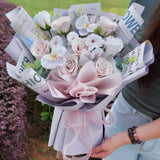 Mystic Lilac Soap Flower Bouquet