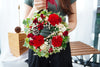 Jingle Blooms Christmas Wreath