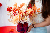 Fortune Bloom Chinese New Year Artificial Flower Box