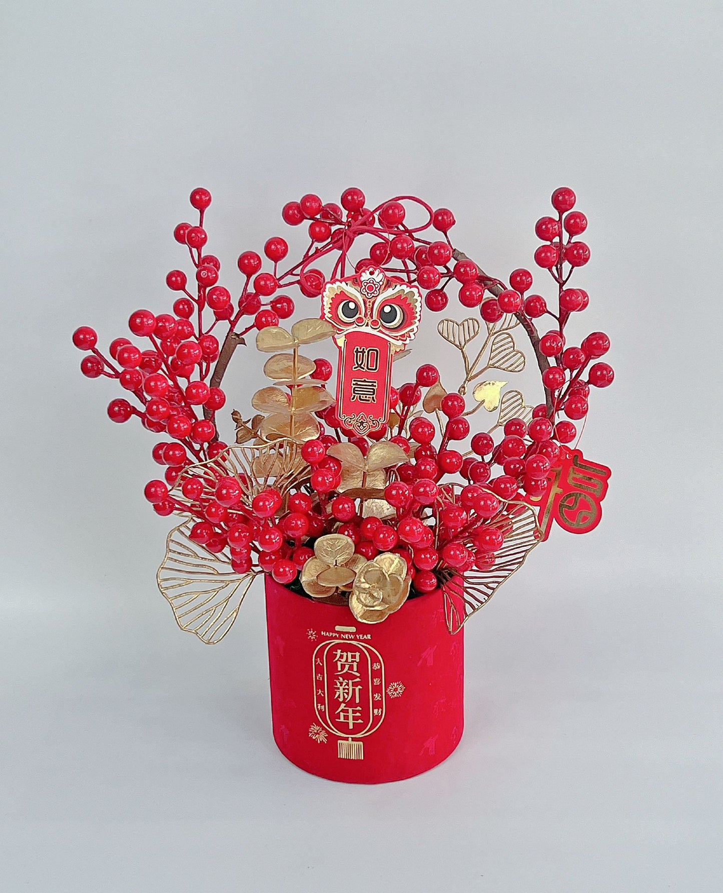 2024 CNY Flowers & Gifts - Dragon Gate Chinese New Year Flower Box | LnL Florist