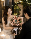Eva Cappuccino Rose Bouquet
