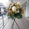 Fiona Modern and Stylish opening flower stand with contemporary premium blooms - elegant business opening arrangement