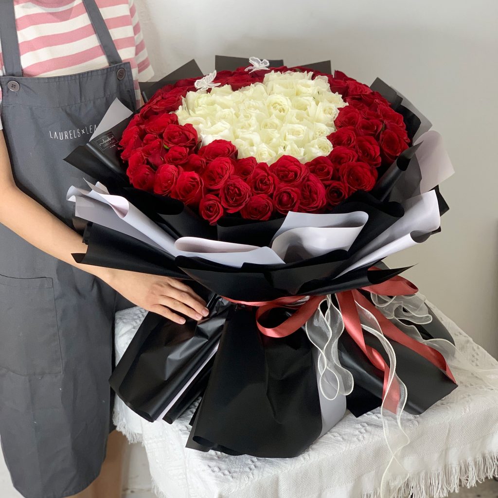Valentine's Day Special Promotion - Forever Love 99 Rose Bouquet | LnL Florist