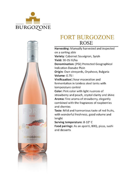 Fort Burgozone Rose 750ML