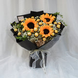 Cocoa Whisper Ferrero Chocolate Flower Bouquet
