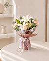 Leah Pink Lily & Carnation Bouquet