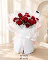 Love You 21 Red Rose