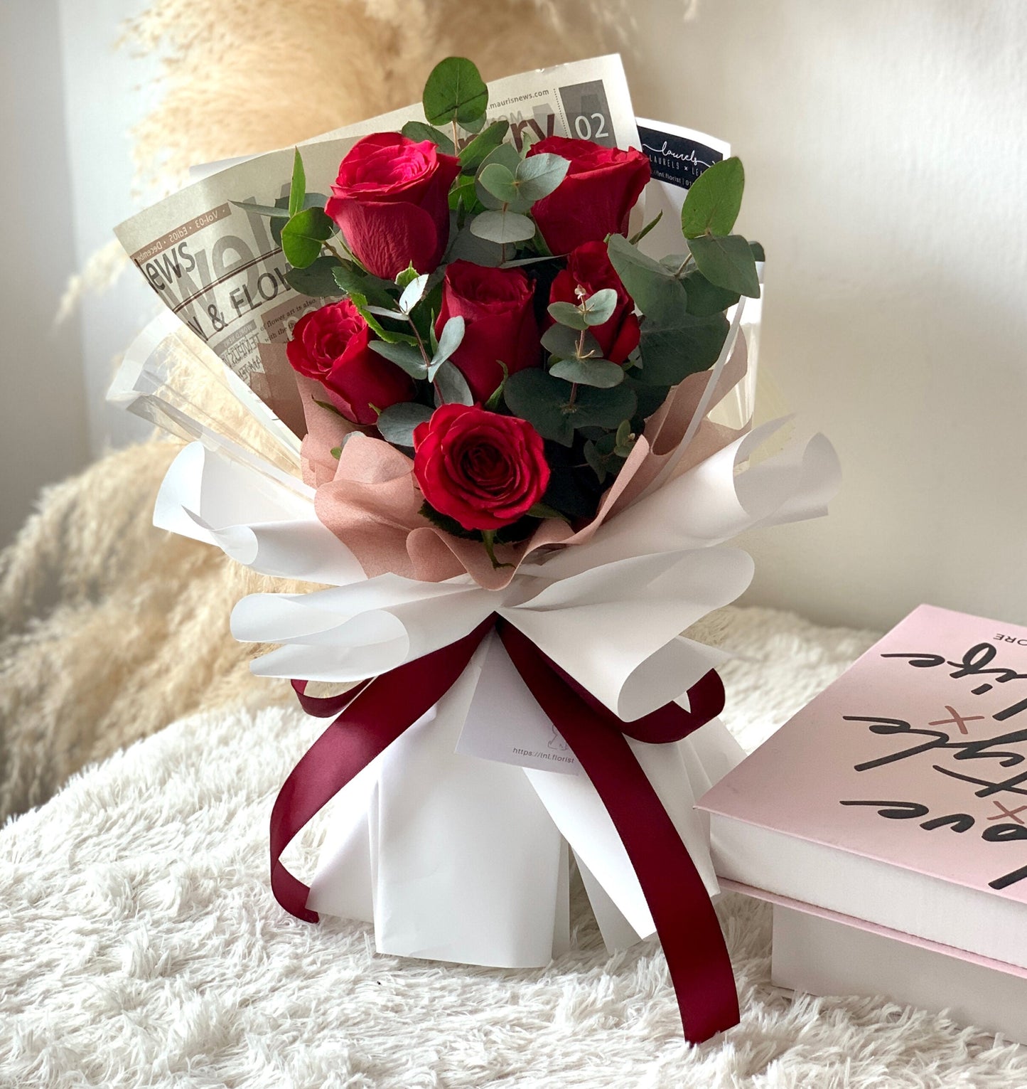 Valentine's Day Special Promotion - Lovely Six Rose Bouquet | LnL Florist