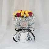 Midnight Elegance Ferrero Chocolate Flower Bouquet
