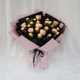 Sweet Embrace Ferrero Chocolate Soap Flower Bouquet