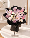 Noir Fleur | Pastel Purple Rose Bouquet with Lilies