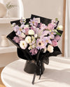 Noir Fleur | Pastel Purple Rose Bouquet with Lilies