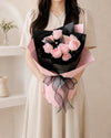 Pink Noir Rose Bouquet