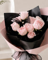 Pink Noir Rose Bouquet