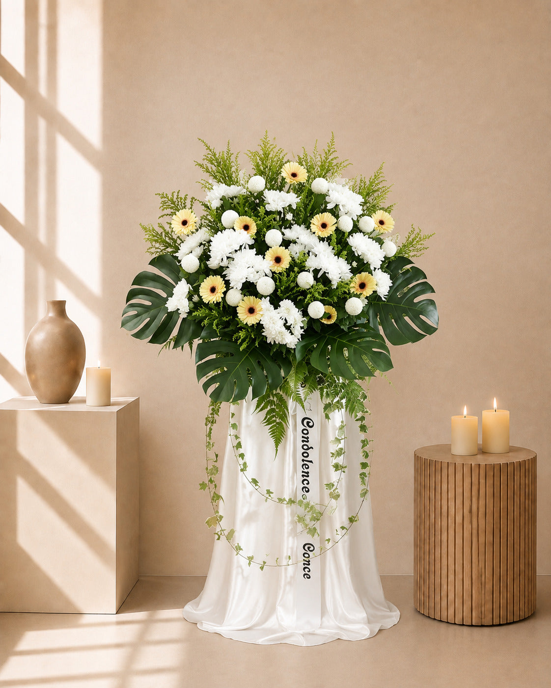 Remembrance Condolences Flower Stand