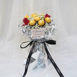 Midnight Elegance Ferrero Chocolate Flower Bouquet