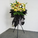 Dawn's Caress Condolences Flower Stand
