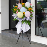 Full Bloom Moment Grand Opening Flower Stand