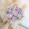 Daniella Soap Flower Bridal Bouquet - Lasting elegance wedding day, premium soap flowers preserves memory, keepsake KL Johor