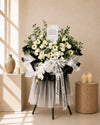 Sorrowful Condolences Flower Stand