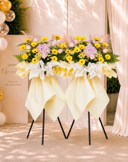 The Grand Start Grand Opening Flower Stand