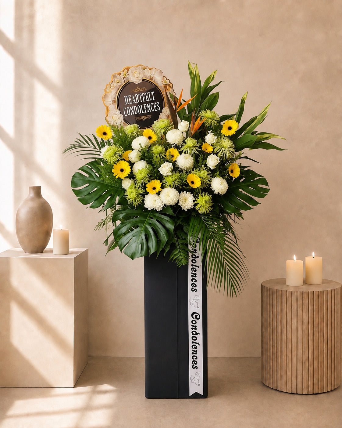 Tribute  Condolences Flower Stand