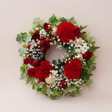 Jingle Blooms Christmas Wreath