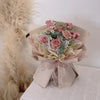 Evangeline Cappuccino Rose Bouquet - Warm refined romance, cappuccino roses delicate accents, elegant premium flowers KL Johor