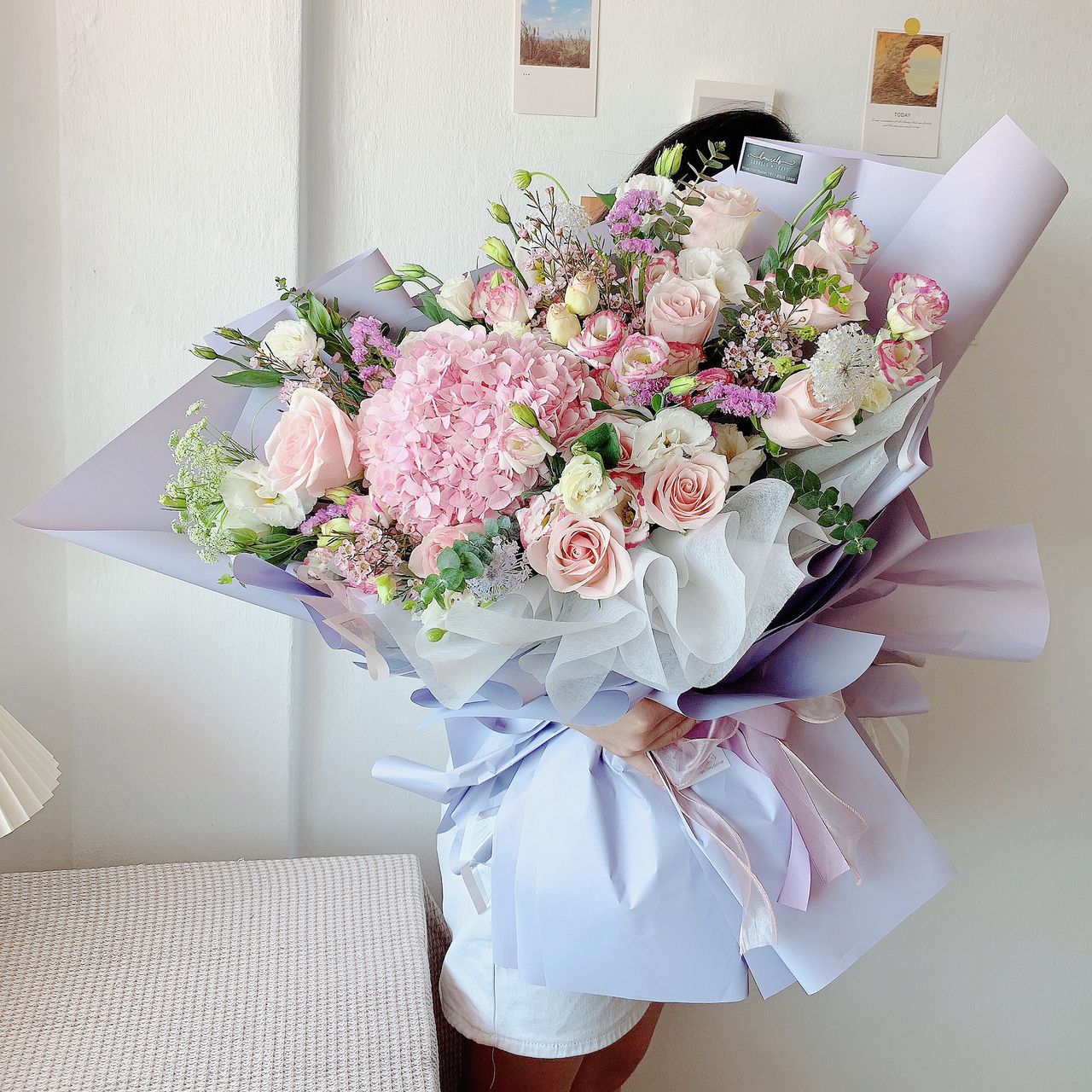 Skylar Hydreanges Rose Luxury Bouquet